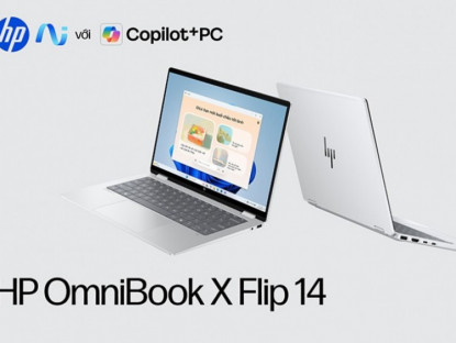 Thông tin doanh nghiệp - HP OmniBook X Flip 14: Bứt phá sáng tạo với AI thế hệ mới