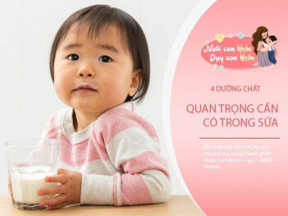 Gia đình - Mẹ chọn sữa bổ sung đề kháng cho trẻ, đừng bỏ qua 4 chi tiết này trong bảng thành phần: Lactoferrin – IgG – HMO – vitamin