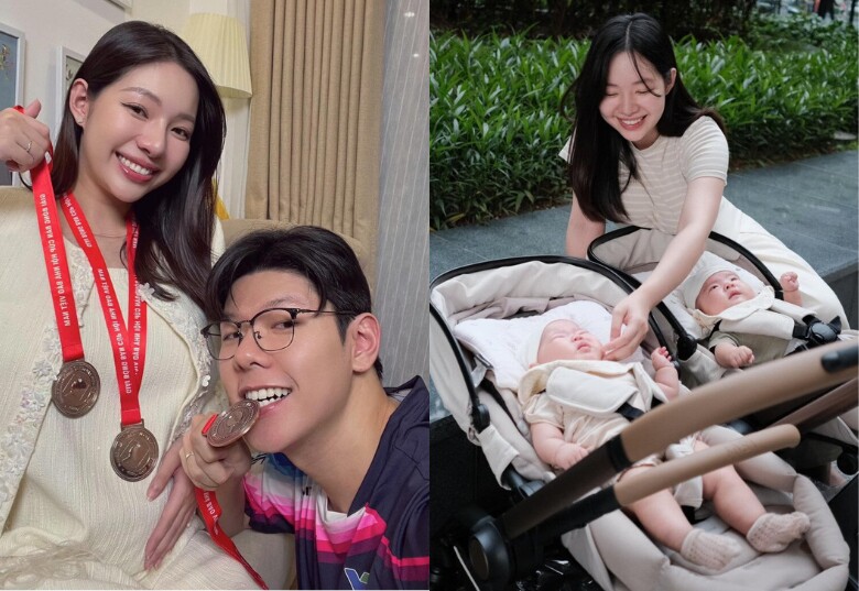 3 người đẹp tên Hương Giang: Hoa khôi quê Hà Nội sau sinh vẫn đẹp như gái son, hoa hậu lấy chồng ngoại quốc có 2 con gái - 10