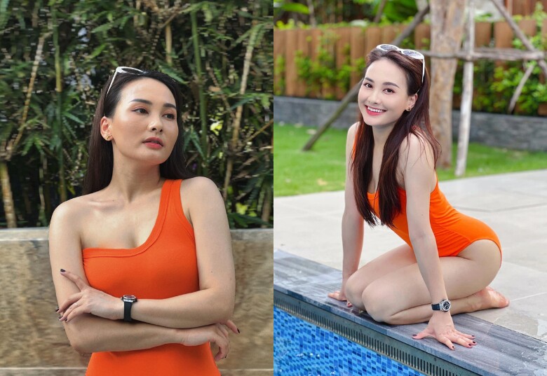 Sao Việt đẻ 2 con cách nhau 10 tuổi: Thanh Thuý bị đồn có bầu để níu giữ hôn nhân, &#34;vợ Quốc Trường&#34; sinh xong càng rạng rỡ - 3