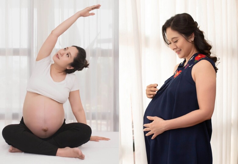 Sao Việt đẻ 2 con cách nhau 10 tuổi: Thanh Thuý bị đồn có bầu để níu giữ hôn nhân, &#34;vợ Quốc Trường&#34; sinh xong càng rạng rỡ - 7
