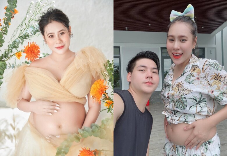 Sao Việt “vác bụng bầu” đi làm: Thu Minh được 2 đồng nghiệp dìu, đàn em 9X nằm viện chờ đẻ vẫn livestream bán hàng - 1