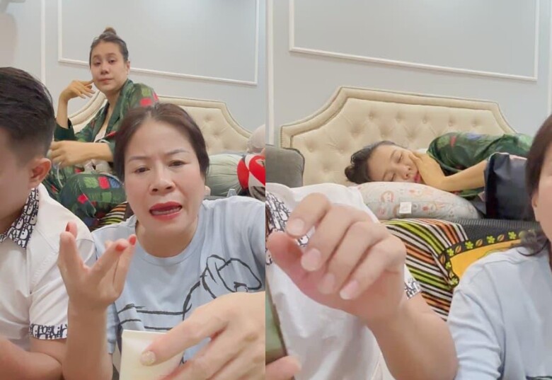 Sao Việt “vác bụng bầu” đi làm: Thu Minh được 2 đồng nghiệp dìu, đàn em 9X nằm viện chờ đẻ vẫn livestream bán hàng - 3