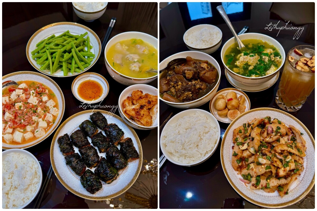 9X học nấu ăn từ mẹ đẻ và mẹ chồng, khoe những bữa cơm nhà siêu chất lượng, thơm ngon - 19
