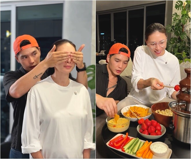 Chồng Ngô Thanh Vân làm bữa ăn đầy màu sắc cho vợ bầu, fan thán phục: &#34;Tu mấy kiếp mới được ông chồng này&#34; - 9