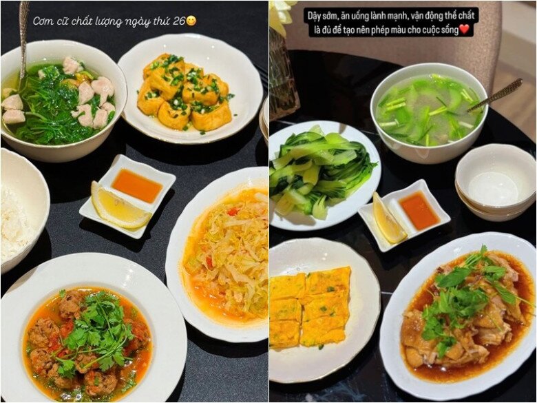 MC Mai Ngọc khoe &#34;cơm canh sáng tối&#34; dù bận bịu chăm con nhỏ, đổi món ngon cho ngày hè nóng nực - 5