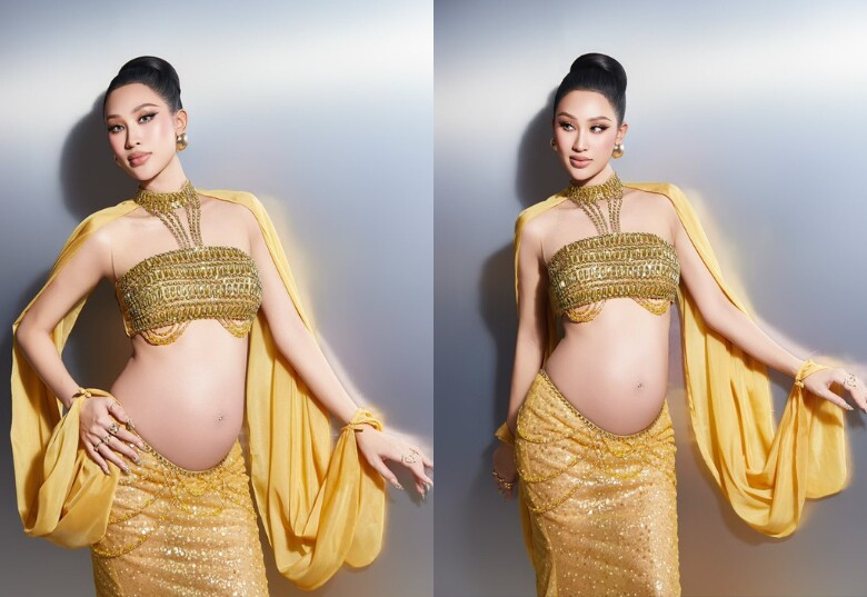 Người mẫu Phạm Thư khoe clip con “quẩy” tưng bừng như DJ trong bụng, em bé chưa chào đời đã có tới 2 người mẹ - 5