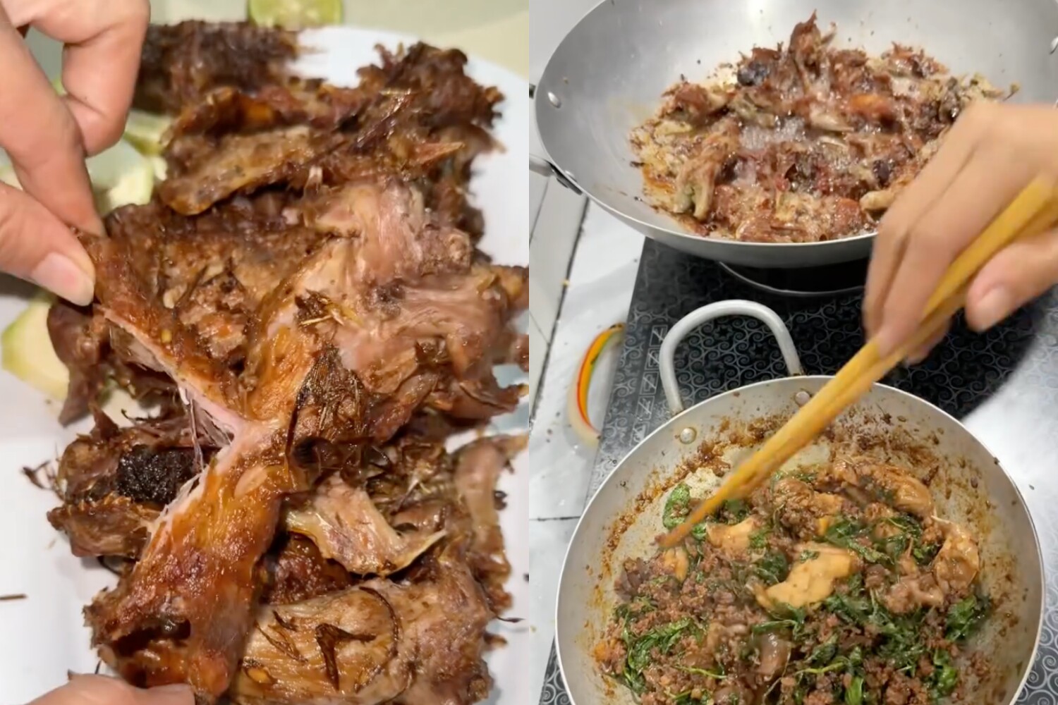 9X miền Tây bế bụng bầu đi giăng lưới bắt cá, lan tỏa nếp sống chân quê thu hút triệu view - 12