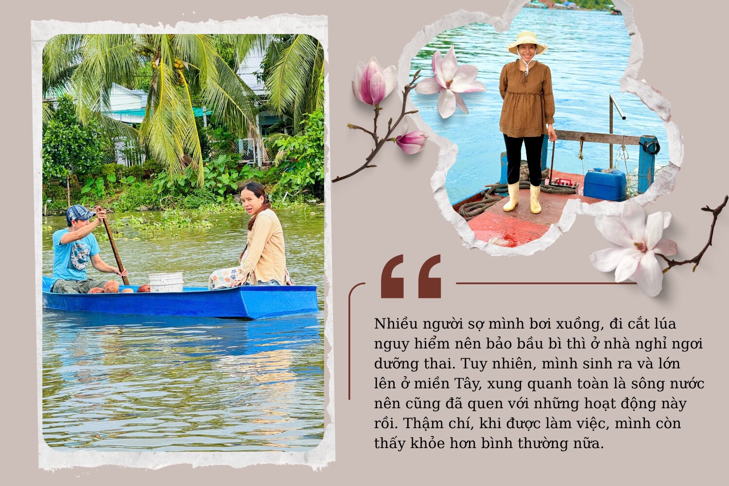 9X miền Tây bế bụng bầu đi giăng lưới bắt cá, lan tỏa nếp sống chân quê thu hút triệu view - 14