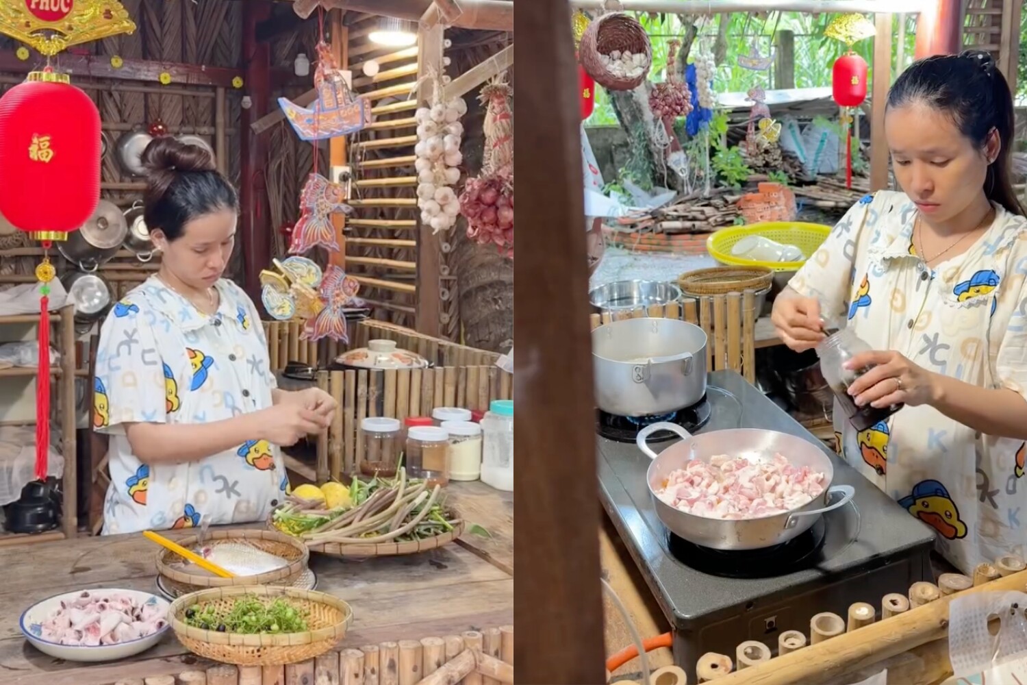 9X miền Tây bế bụng bầu đi giăng lưới bắt cá, lan tỏa nếp sống chân quê thu hút triệu view - 13