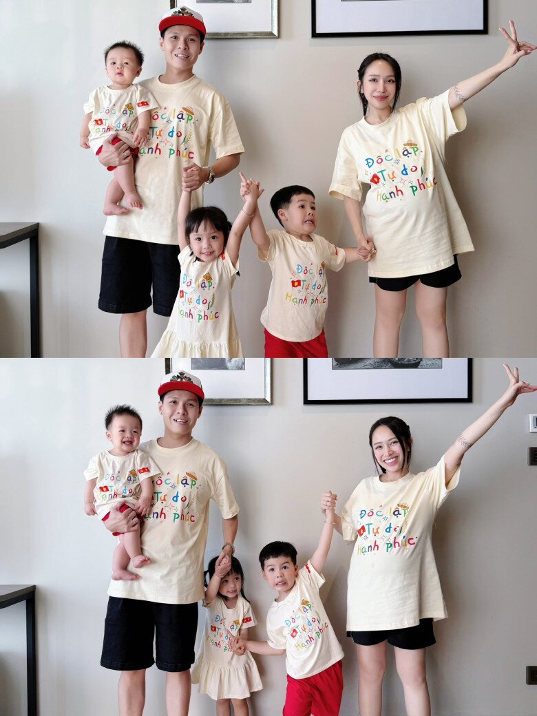 Con gái đại gia Minh Nhựa khoe tên gọi ở nhà cute của con trai út, bầu tháng cuối bụng không vết rạn - 5