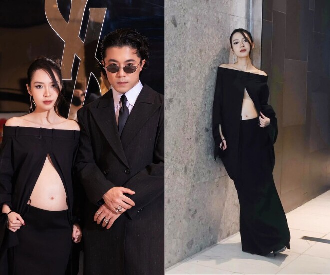 Con gái “vua hài đất Bắc” Xuân Hinh tất bật soạn đồ đi đẻ, gây bất ngờ với vóc dáng thon gọn khi bầu tháng cuối - 1