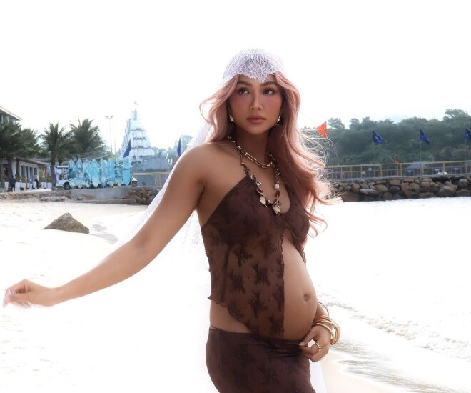 H’Hen Niê bầu &#34;vượt mặt&#34; thèm làm một chuyện lúc nửa đêm, ông xã cũng không thể giúp được - 1