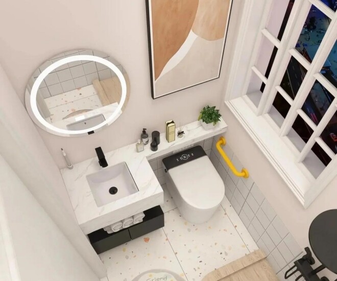 Tại sao ngày càng nhiều người không lắp bồn rửa mặt trong nhà tắm? 3 thiết kế này tiện lợi hơn nhiều - 1