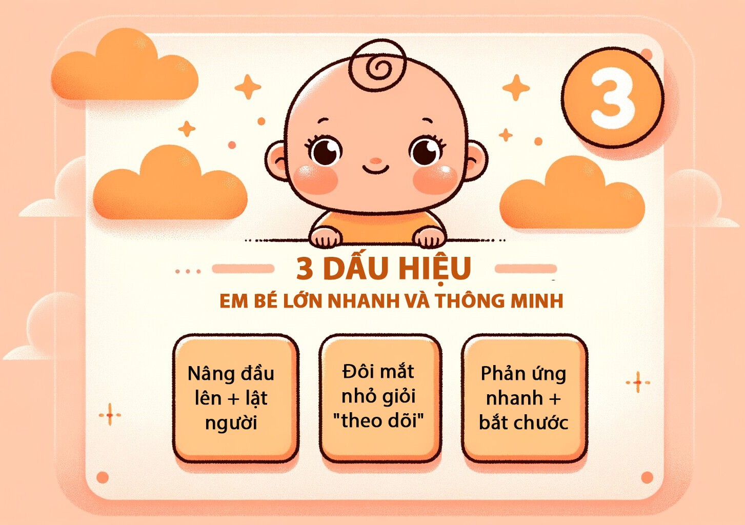 Không phải cân nặng hay chiều cao, trẻ sơ sinh làm được 3 điều này có thể xem là đang lớn nhanh và thông minh - 3