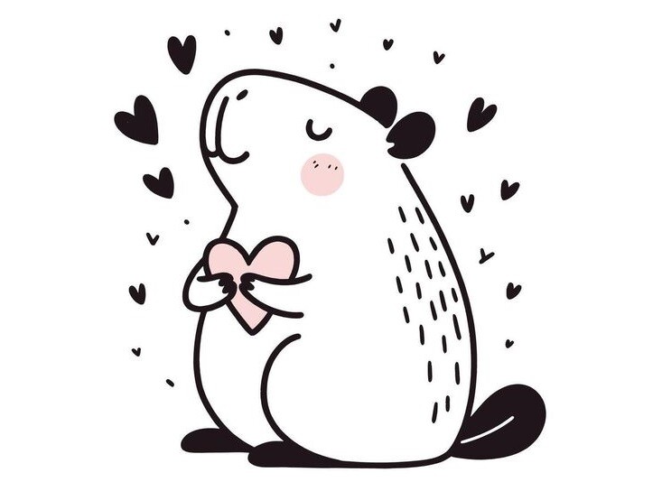 20 bức tranh tô màu capybara, bé tô điểm thêm màu sắc cho loài động vật đáng yêu nhất thế giới - 2