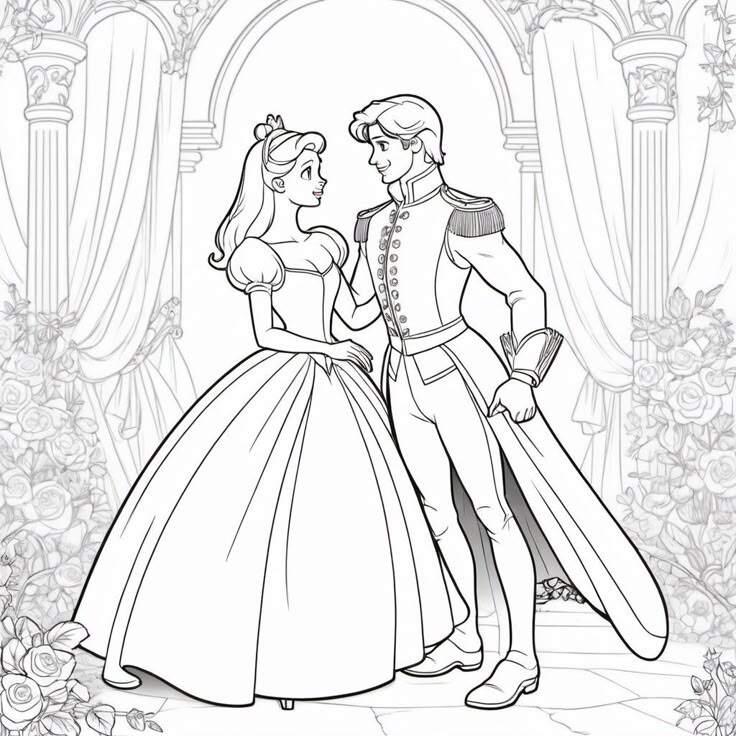 Top 20 bức tranh tô màu những nàng công chúa Disney xinh đẹp nhất - 12