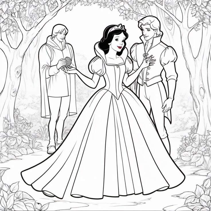 Top 20 bức tranh tô màu những nàng công chúa Disney xinh đẹp nhất - 13