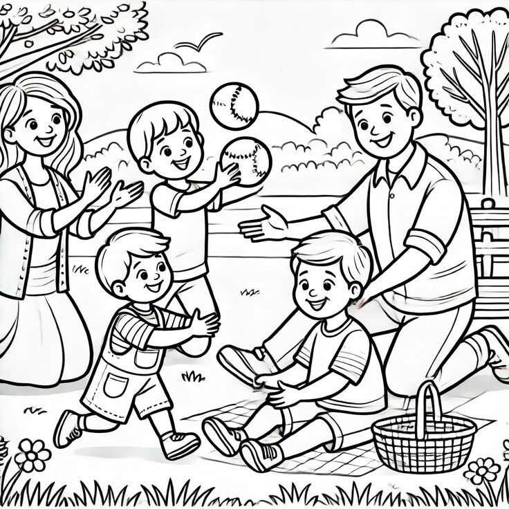 20 tranh tô màu ngày Quốc tế Thiếu nhi, bé tự tay tạo nên bức tranh đẹp cho ngày vui của mình - 15