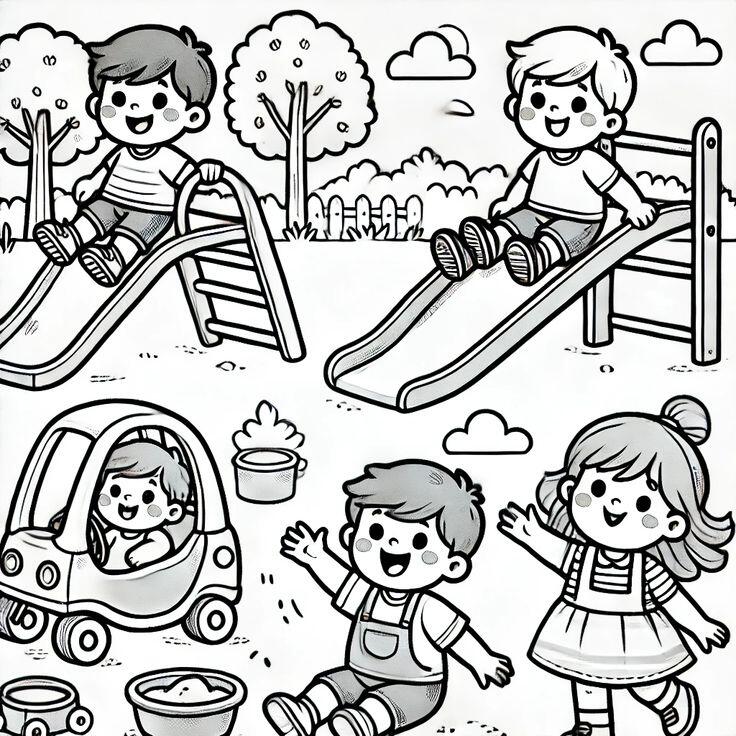 20 tranh tô màu ngày Quốc tế Thiếu nhi, bé tự tay tạo nên bức tranh đẹp cho ngày vui của mình - 16