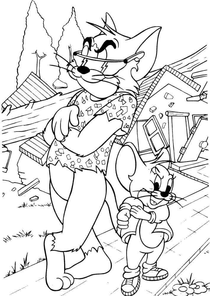 Tranh tô màu &#39;&#39;Tom và Jerry&#39;&#39; tinh nghịch, bé mầm non thỏa thích tạo ra bức tranh vui nhộn - 11