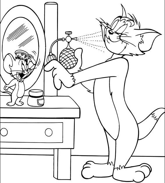 Tranh tô màu &#39;&#39;Tom và Jerry&#39;&#39; tinh nghịch, bé mầm non thỏa thích tạo ra bức tranh vui nhộn - 16