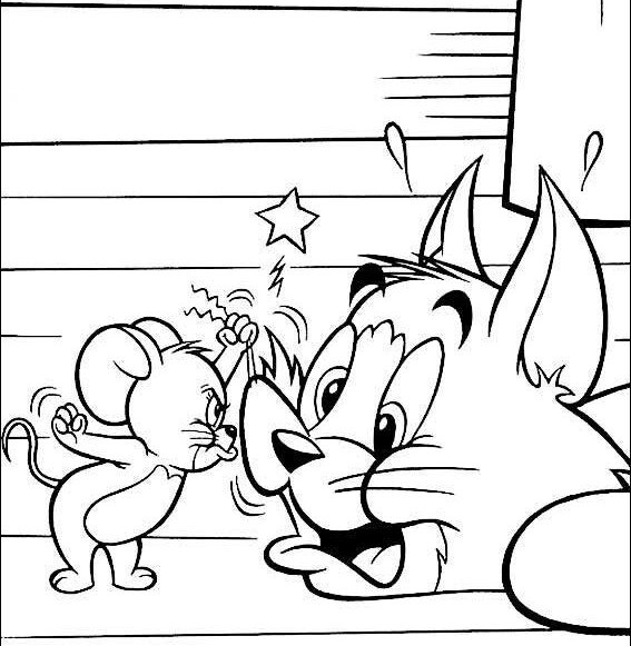 Tranh tô màu &#39;&#39;Tom và Jerry&#39;&#39; tinh nghịch, bé mầm non thỏa thích tạo ra bức tranh vui nhộn - 19