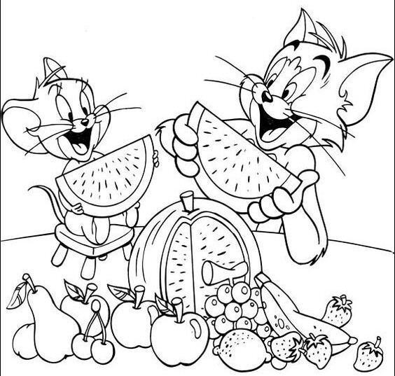 Tranh tô màu &#39;&#39;Tom và Jerry&#39;&#39; tinh nghịch, bé mầm non thỏa thích tạo ra bức tranh vui nhộn - 8