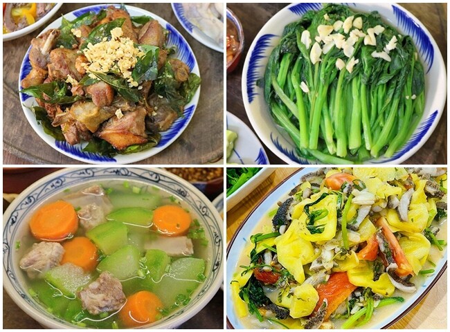 Bữa cơm không chỉ thể hiện sự chu đáo mà còn mang đến những món ăn ngon miệng,
