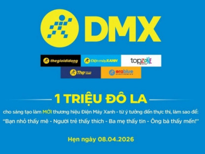 Thông tin doanh nghiệp - Điện Máy Xanh không ngại chi, dùng một triệu đô la chỉ để mong chiếm trọn sự yêu mến của khách hàng, bắt nhịp thời đại