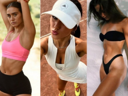 Thể thao - Kiều nữ thể thao bỏ tennis, hóa thân thành người mẫu bikini nóng bỏng