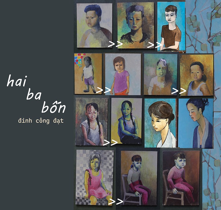 Triển lãm “Hai Ba Bốn…”: Hành trình tìm tòi và tự đối thoại sau mỗi lớp màu - 4