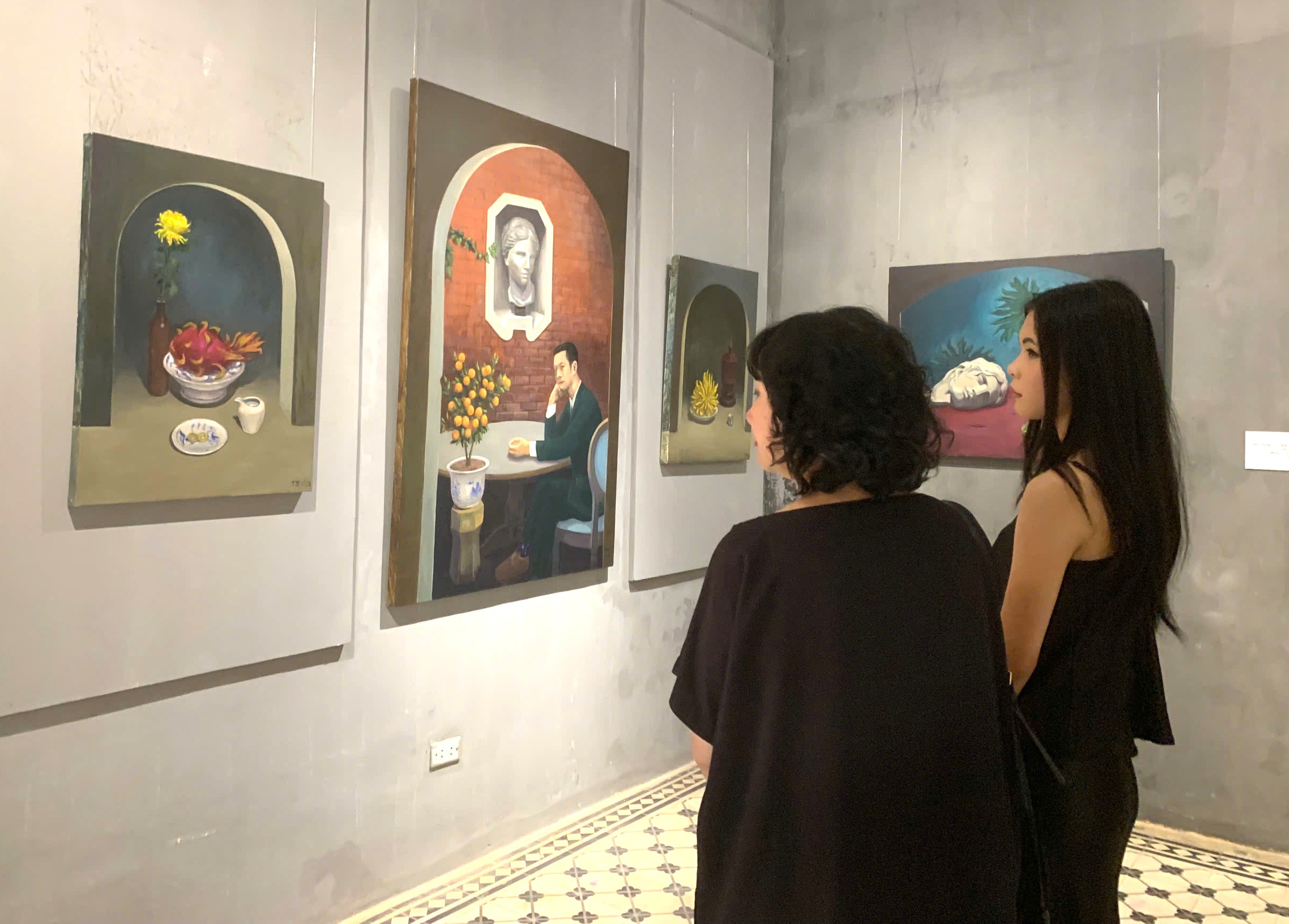 Triển lãm “Hai Ba Bốn…”: Hành trình tìm tòi và tự đối thoại sau mỗi lớp màu - 3