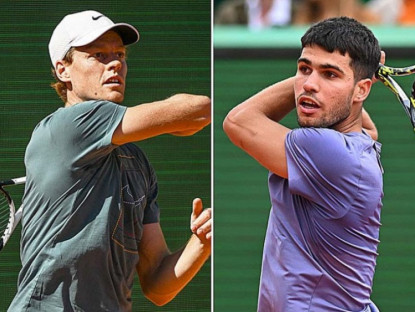 Thể thao - Nóng nhất thể thao sáng 4/4: Alcaraz nguy cơ cao bị Sinner đòi lại vị trí số 1 thế giới