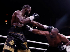 Hỗn chiến trên khán đài “cướp spotlight” trận thắng của Wilder trước Chisora