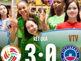 Nóng nhất thể thao tối 7/4: Bóng chuyền nữ VTV Bình Điền Long An thắng áp đảo Vietinbank