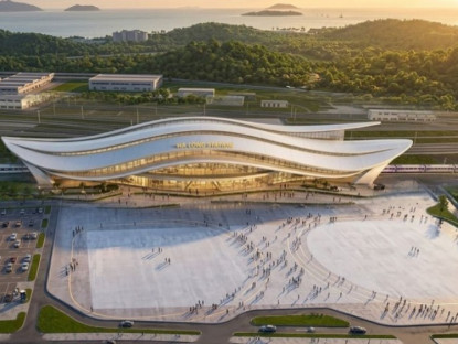 Thông tin doanh nghiệp - Hé lộ các hình ảnh đầu tiên của Hạ Long Station trong lòng Vinhomes Global Gate Hạ Long