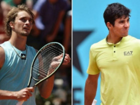 Tennis đỉnh cao Monte Carlo: Rublev nối gót Medvedev rời giải, sao trẻ Fonseca vất vả