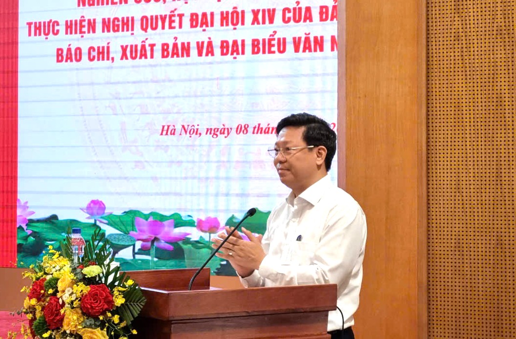 Quán triệt và triển khai Nghị quyết Đại hội XIV của Đảng cho các cơ quan báo chí, xuất bản và đại biểu văn nghệ sĩ, trí thức - 6