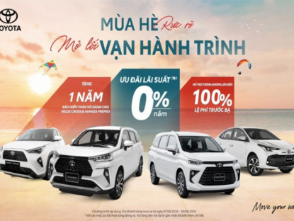 Thông tin doanh nghiệp - Toyota duy trì sức mua với chương trình ưu đãi lớn trong tháng 4