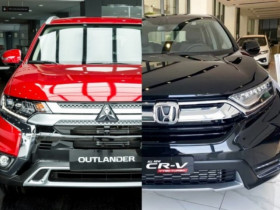 Chọn Mitsubishi Outlander hay Honda CR-V trong tầm giá 1 tỷ đồng?