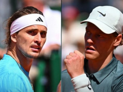 Thể thao - Bán kết tennis đỉnh cao Monte Carlo: Sinner đấu Zverev, Alcaraz giải mã "ngựa ô"