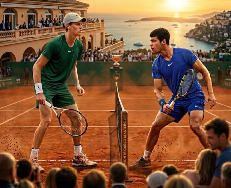 Chung kết tennis đỉnh cao Monte Carlo: Kinh điển Alcaraz - Sinner, định đoạt ngôi số 1 - 1