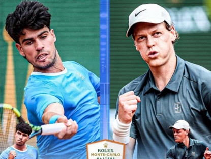 Thể thao - Trực tiếp tennis Alcaraz - Sinner: Alcaraz đoạt break rất sớm (CK Monte Carlo Masters)