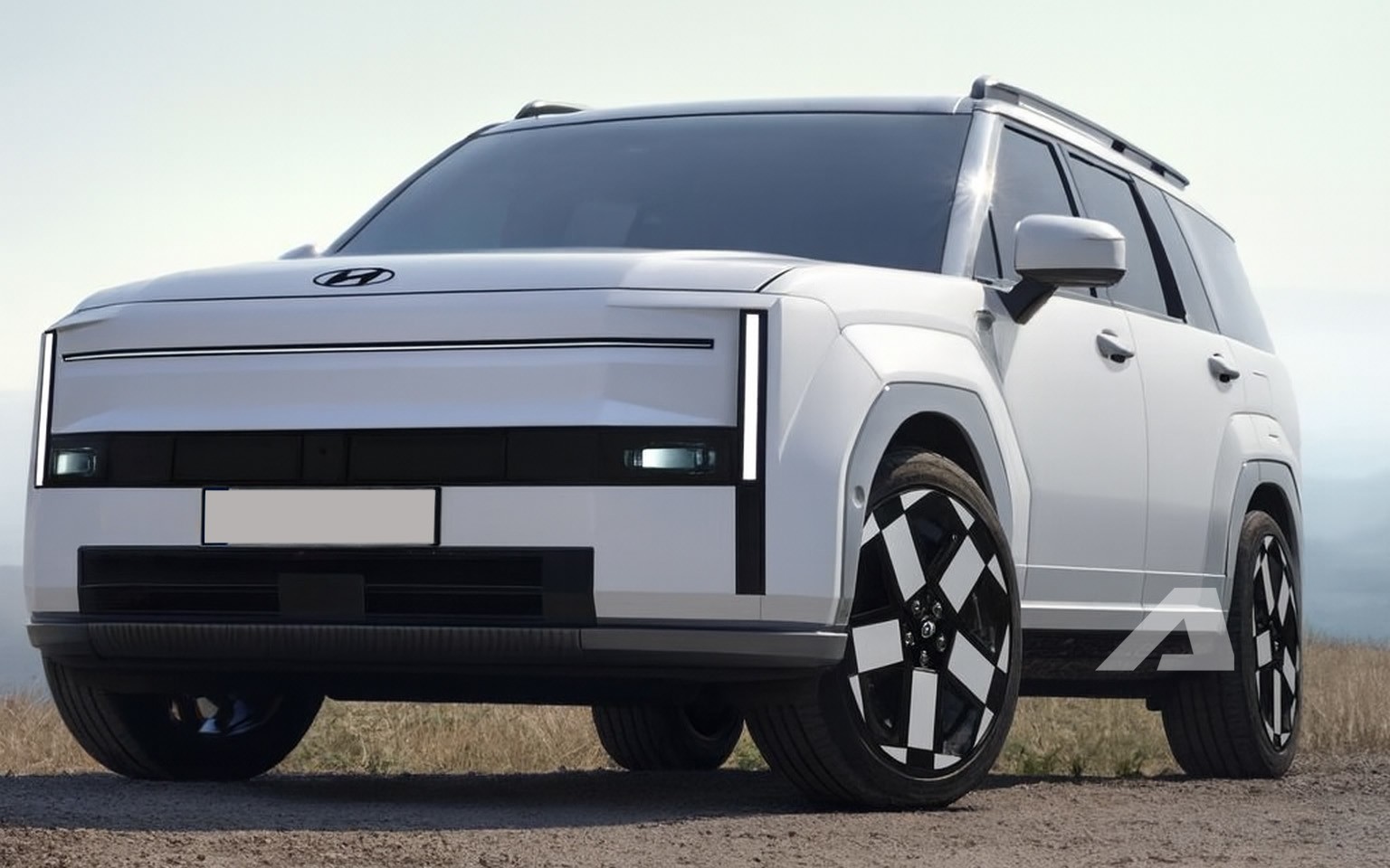 Hyundai SantaFe thế hệ mới tiếp tục có thêm ảnh phác thảo - 1