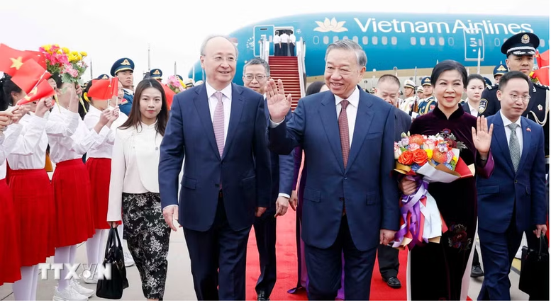Tổng Bí thư, Chủ tịch nước Tô Lâm và Phu nhân bắt đầu thăm cấp Nhà nước đến Trung Quốc - 3