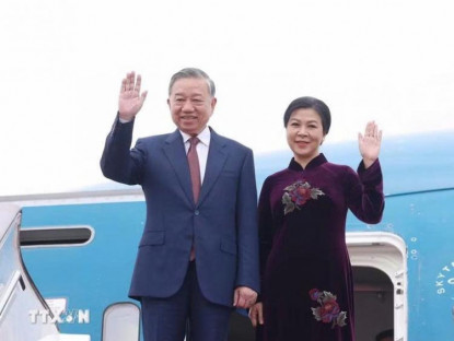 Tin Tức - Tổng Bí thư, Chủ tịch nước Tô Lâm và Phu nhân bắt đầu thăm cấp Nhà nước đến Trung Quốc