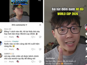 TikToker Việt làm clip điểm danh 48 đội bóng tham dự VCK World Cup 2026, gây 