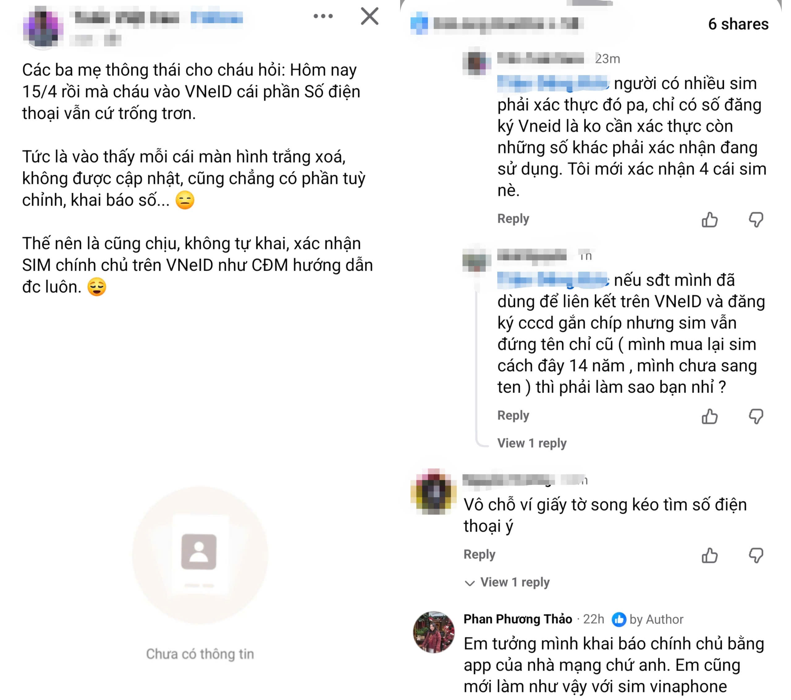 Nhiều người hiểu chưa đúng giữa chuẩn hóa thông tin thuê bao và tích hợp SĐT vào VNeID - 1