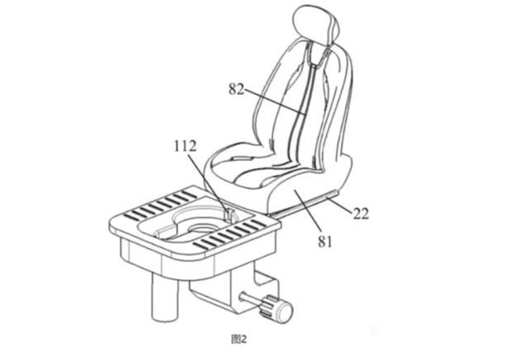 Hãng xe Trung Quốc gây sốc với ghế ngồi kiêm bồn cầu - 2